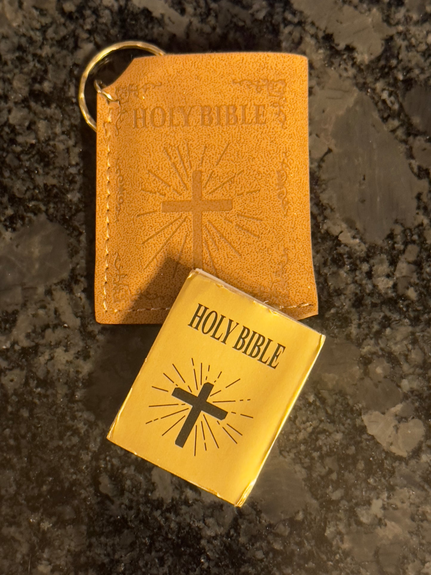 Mini Bible keychain and holder