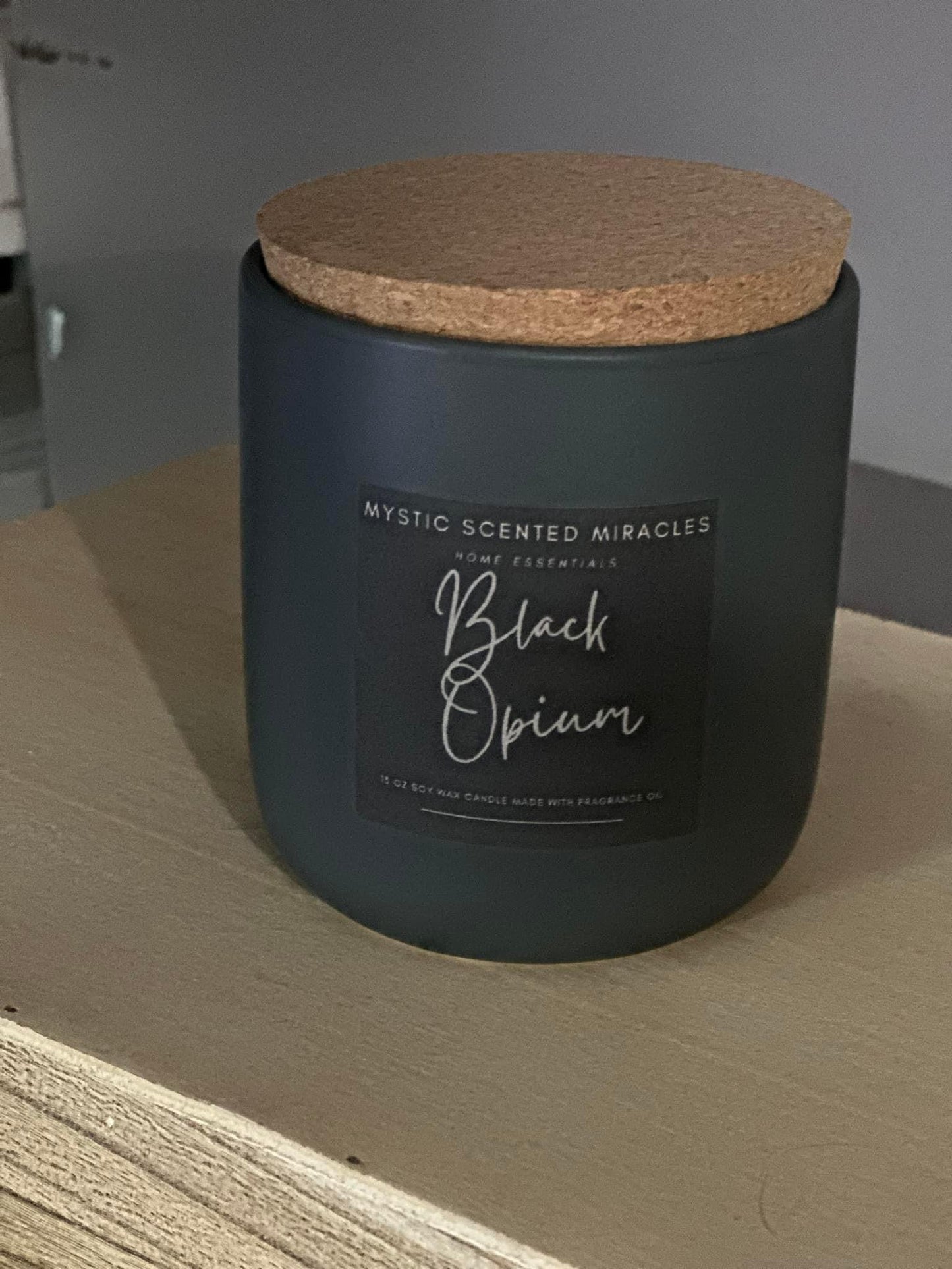 Black Opium soy wax candle