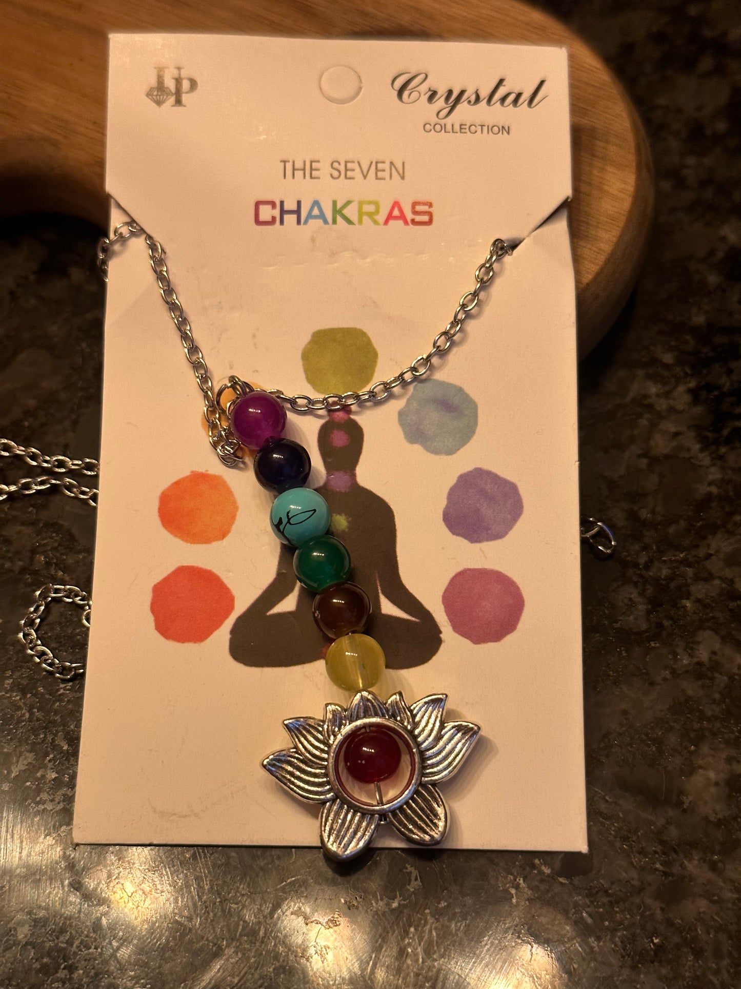 The seven chakras fashion necklace